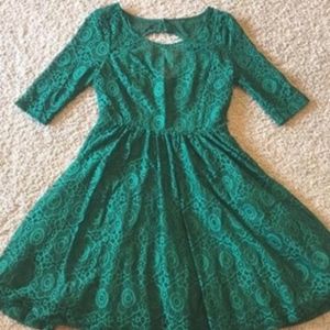 Emerald Green Dress